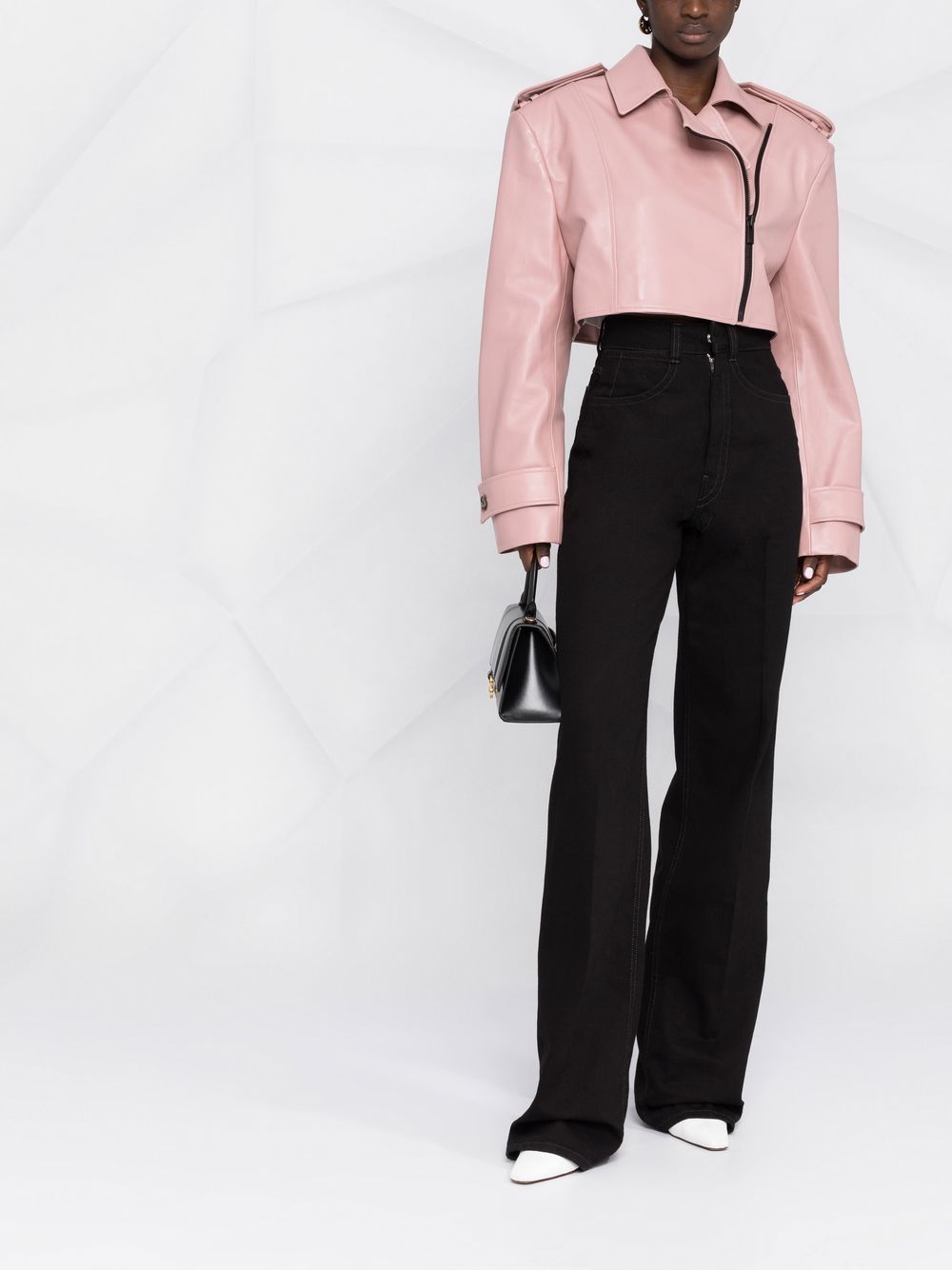 The Mannei Cropped jack - Roze