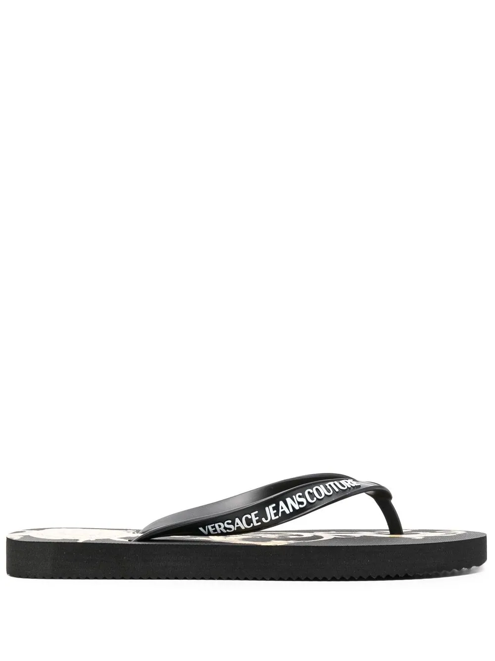 

Versace Jeans Couture flip flops con estampado Barocco - Negro