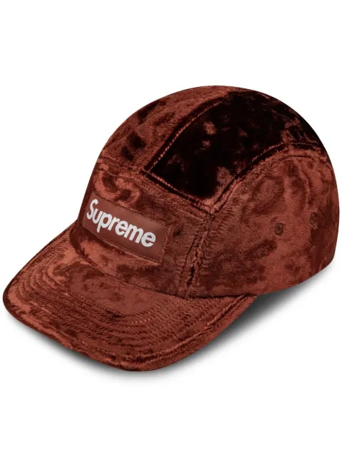 Supreme Crushed Velvet Camp Cap - Farfetch