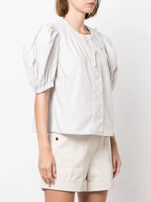 Ulla Johnson Coletta puff-sleeves Top - Farfetch