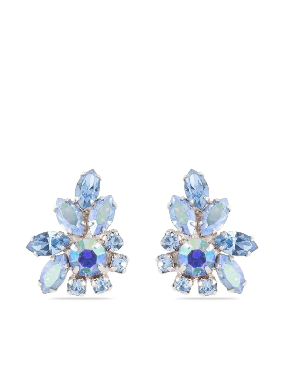 

Susan Caplan Vintage aretes de clip G. Sherman 1950 - Plateado