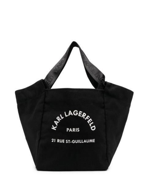 Karl Lagerfeld bolso shopper con logo estampado