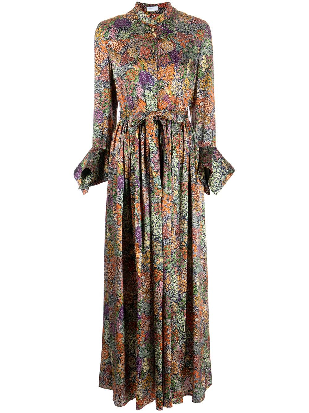 Rosetta Getty Silk Floral Print Maxi Dress - Farfetch