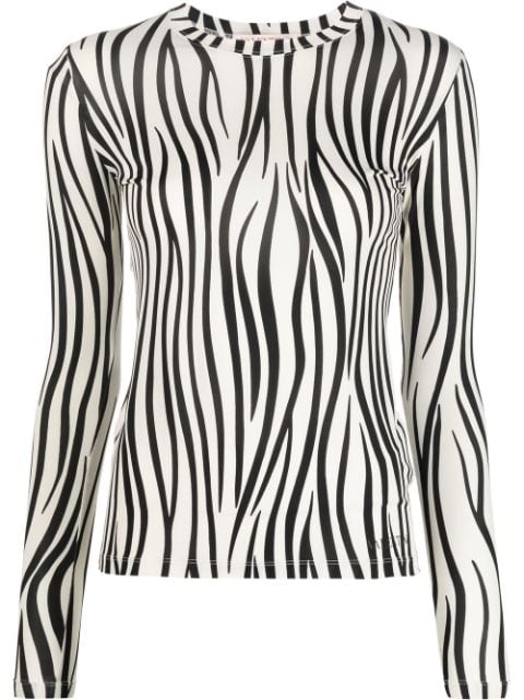Valentino zebra-print T-shirt