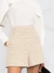 Valentino high-waist tweed shorts