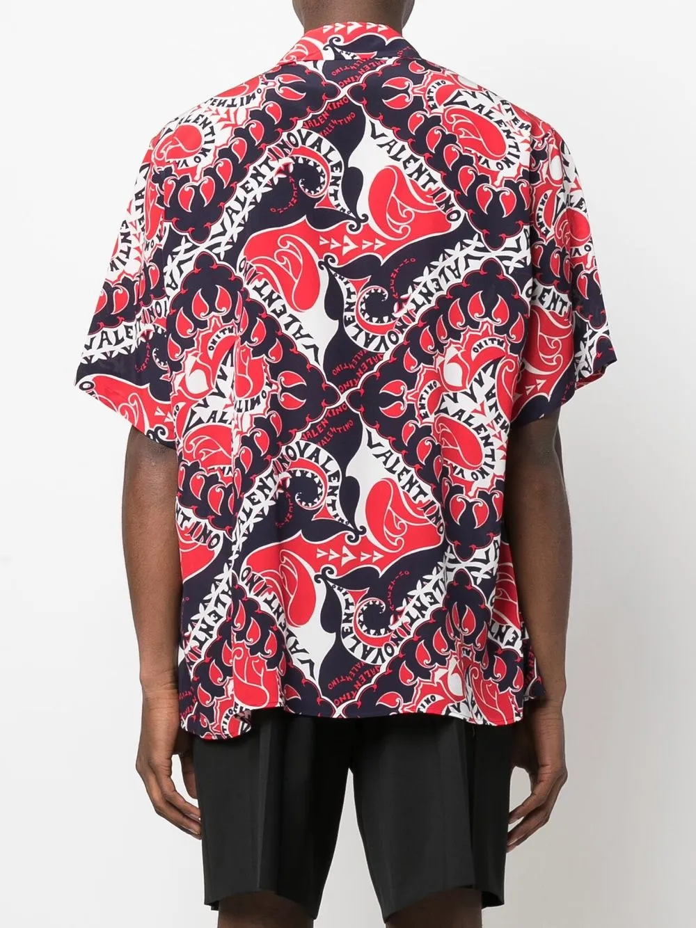 Valentino Garavani bandana-print short-sleeve Silk Shirt - Farfetch