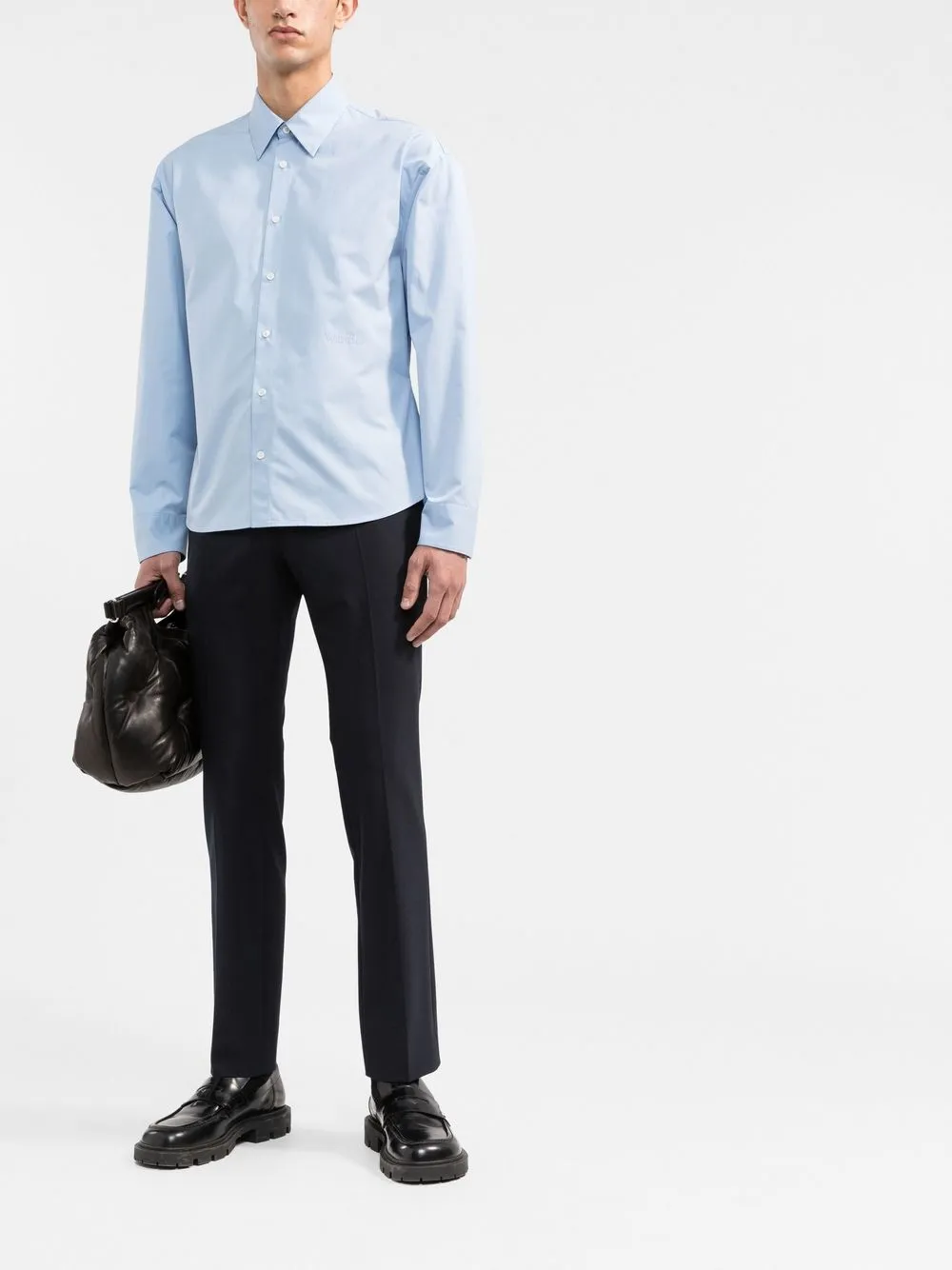 Valentino Katoenen overhemd - Blauw