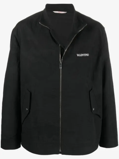 Valentino Garavani tonal camouflage-print jacket