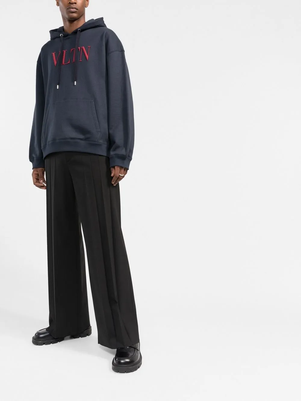 Valentino Garavani Hoodie met patch - Blauw