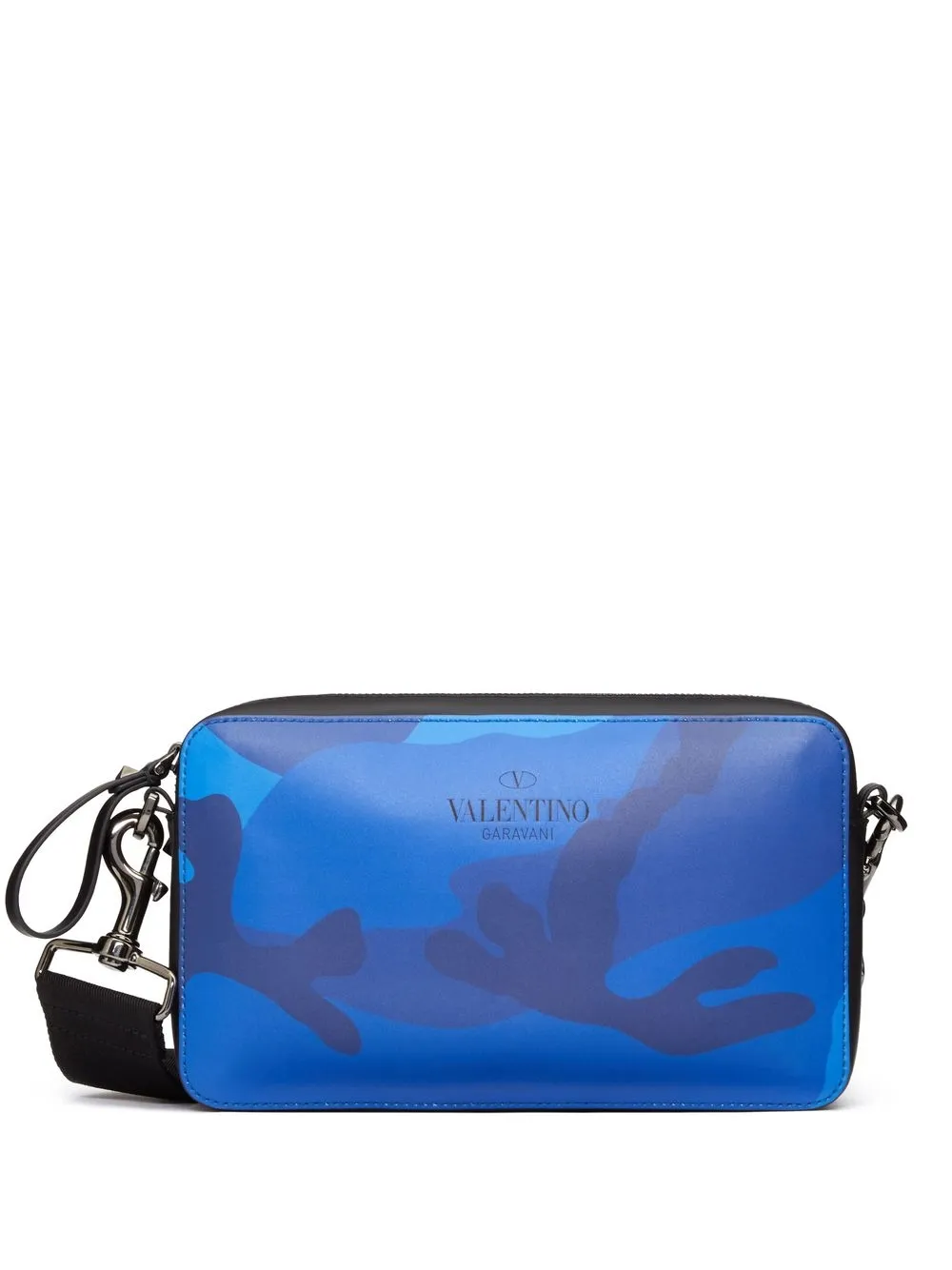 Valentino Garavani カモフラージュ ショルダーバッグ - ブルー