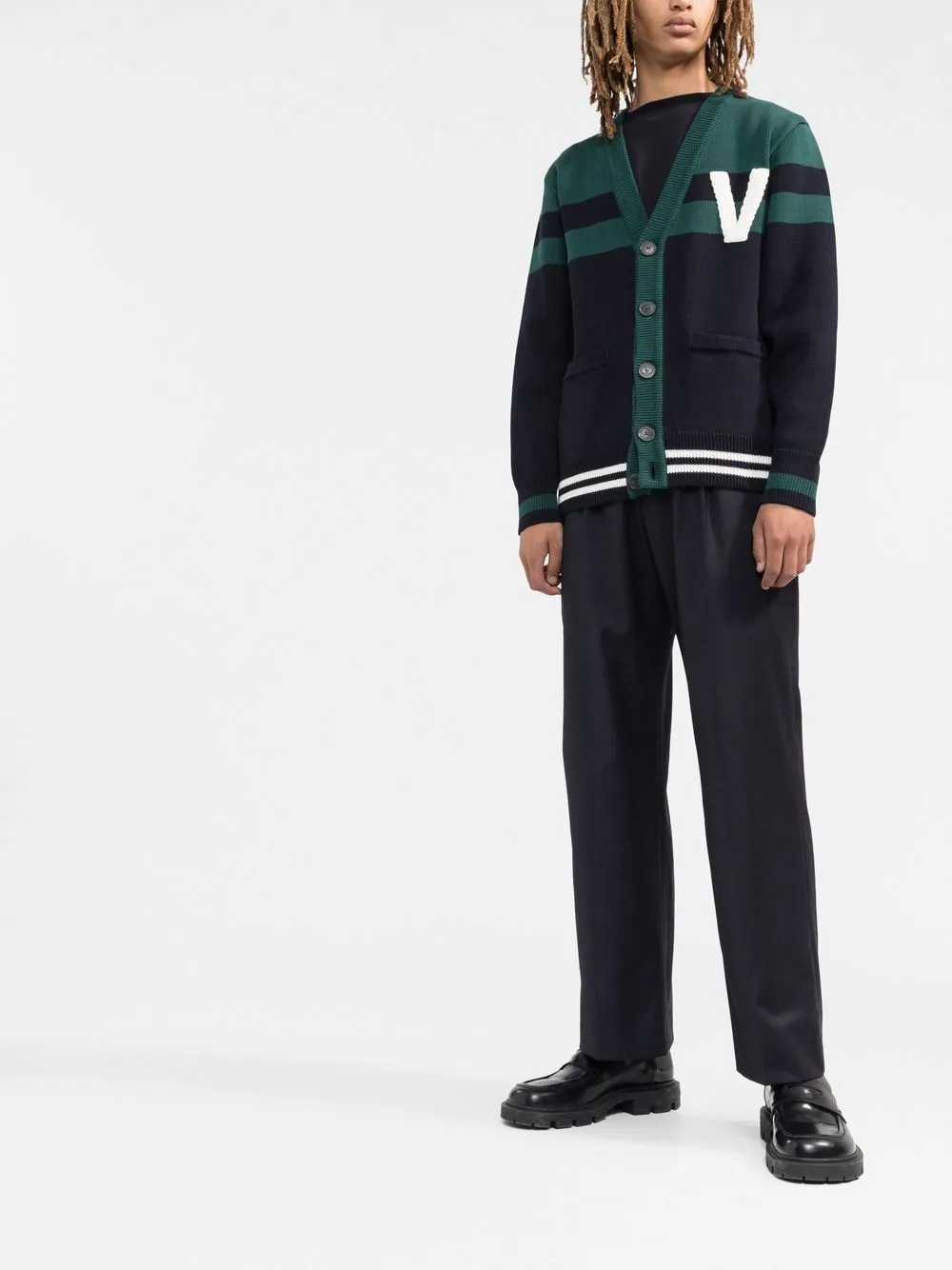 Valentino Garavani Vest met V-logo - Groen
