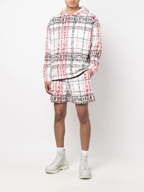 Valentino Garavani ヴァレンティノ ロゴ パーカー | ホワイト