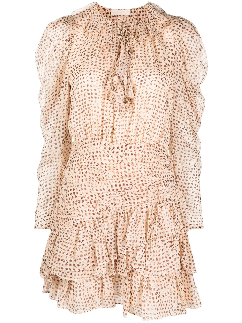 

Ulla Johnson Cecily leopard ikat-print dress - Neutrals