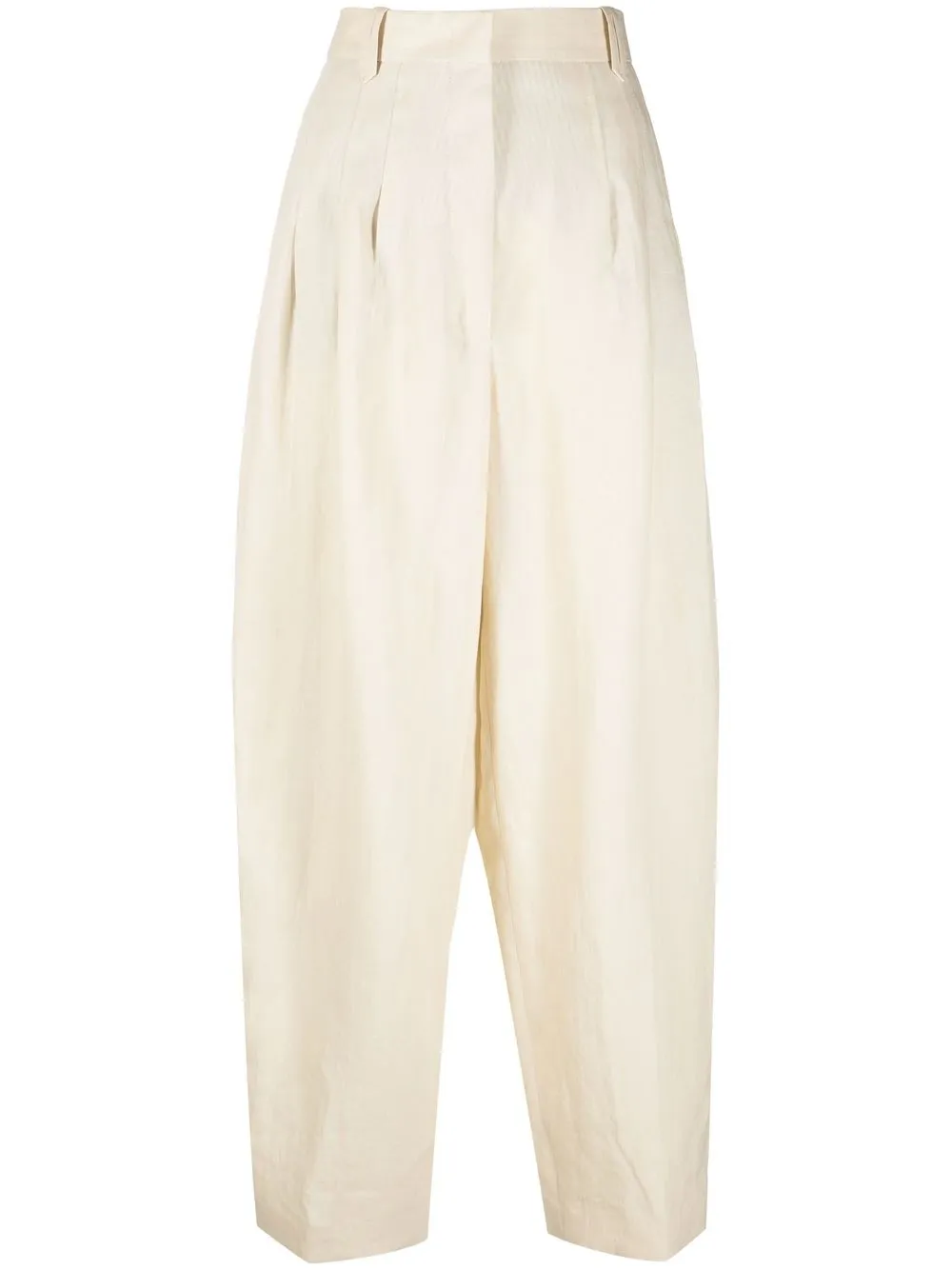 

Paul Smith pantalones anchos con tiro alto - Neutro