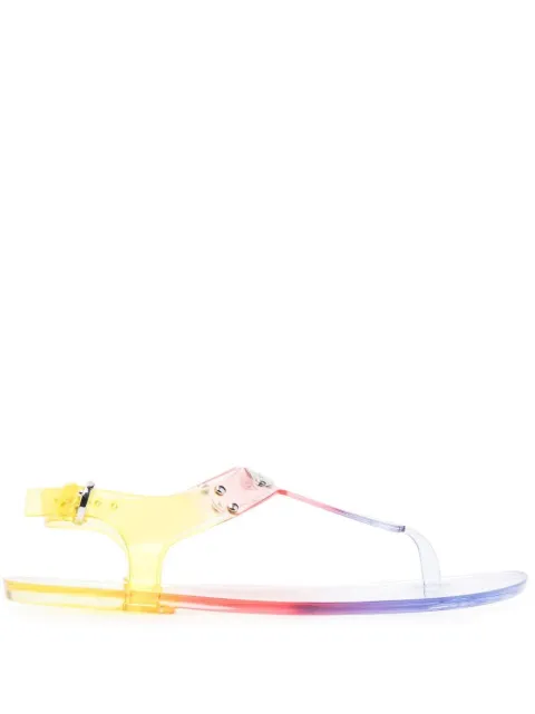 Michael Michael Kors logo-plaque ombré sandals