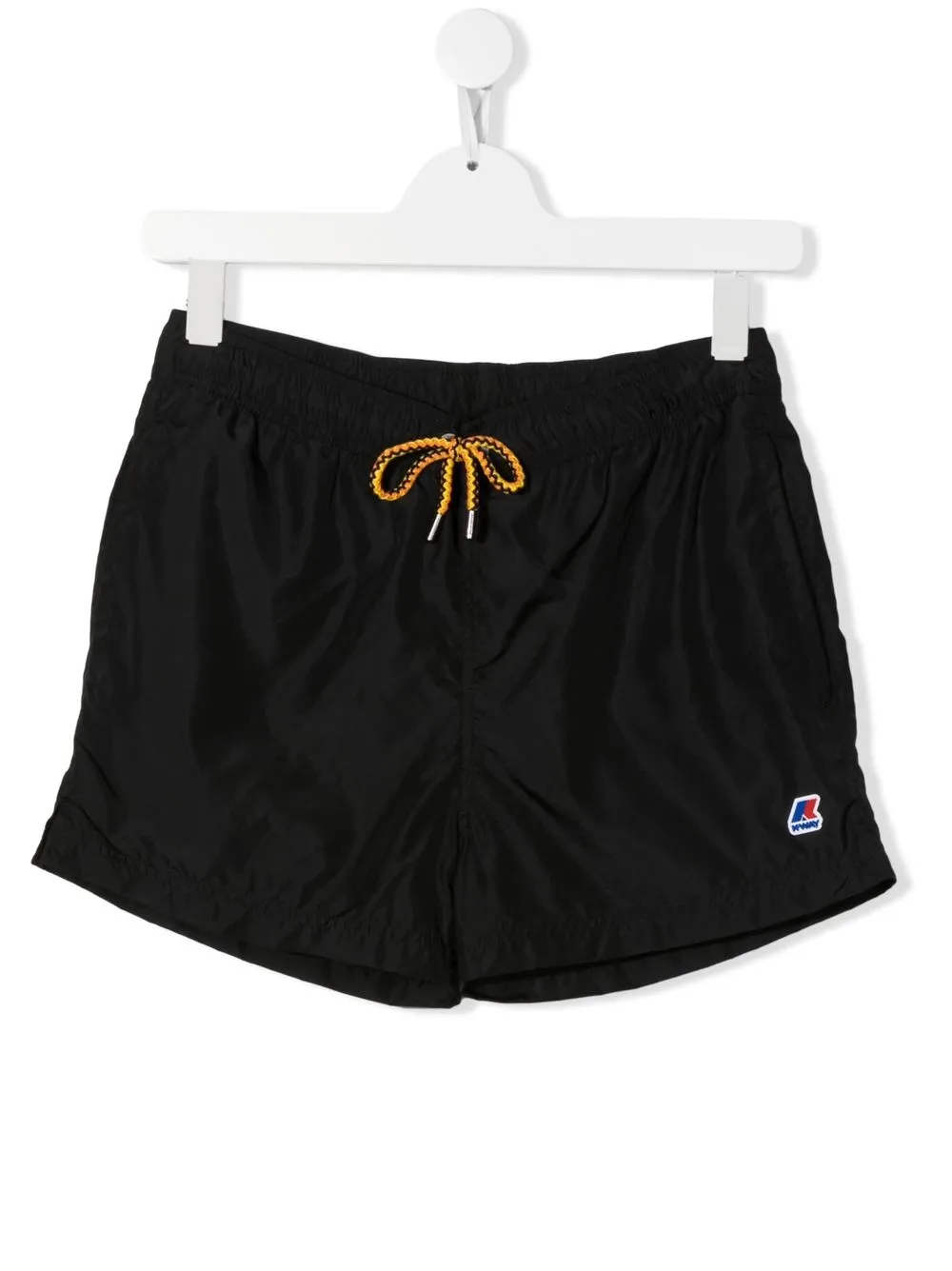 K-way Teen Logo Patch Swim Shorts In Black