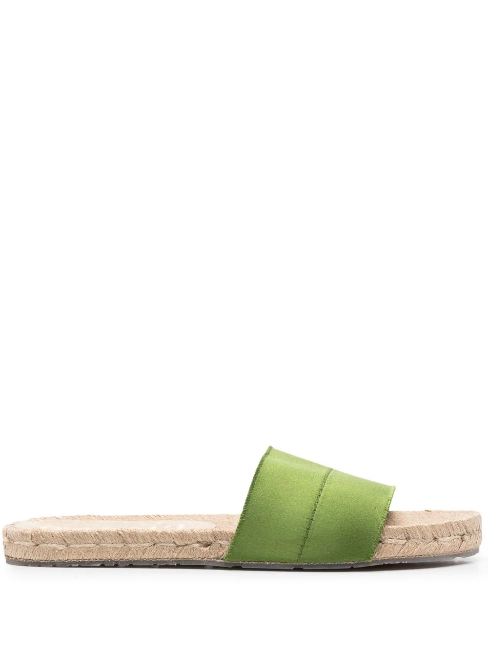 

Pedro Garcia colour-block slide sandals - Green