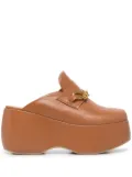 Rosetta Getty platform clog loafers - Brown