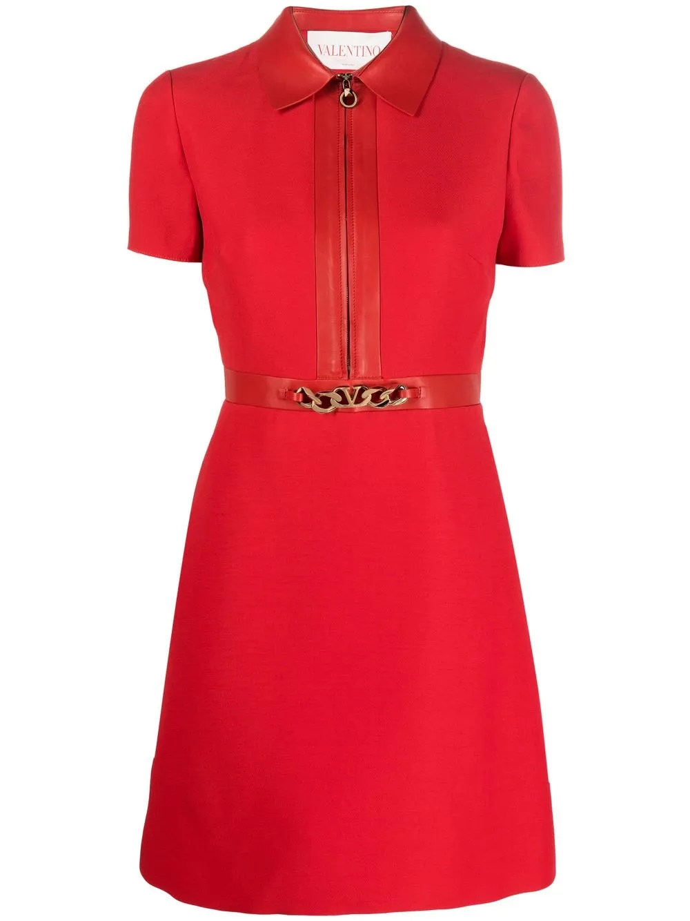 

Valentino vestido VLogo Chain - Rojo