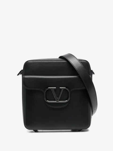 Valentino Garavani VLogo leather messenger bag
