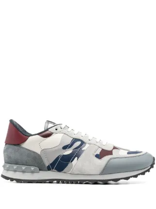 Valentino Garavani Rockrunner Camouflage Sneakers Farfetch