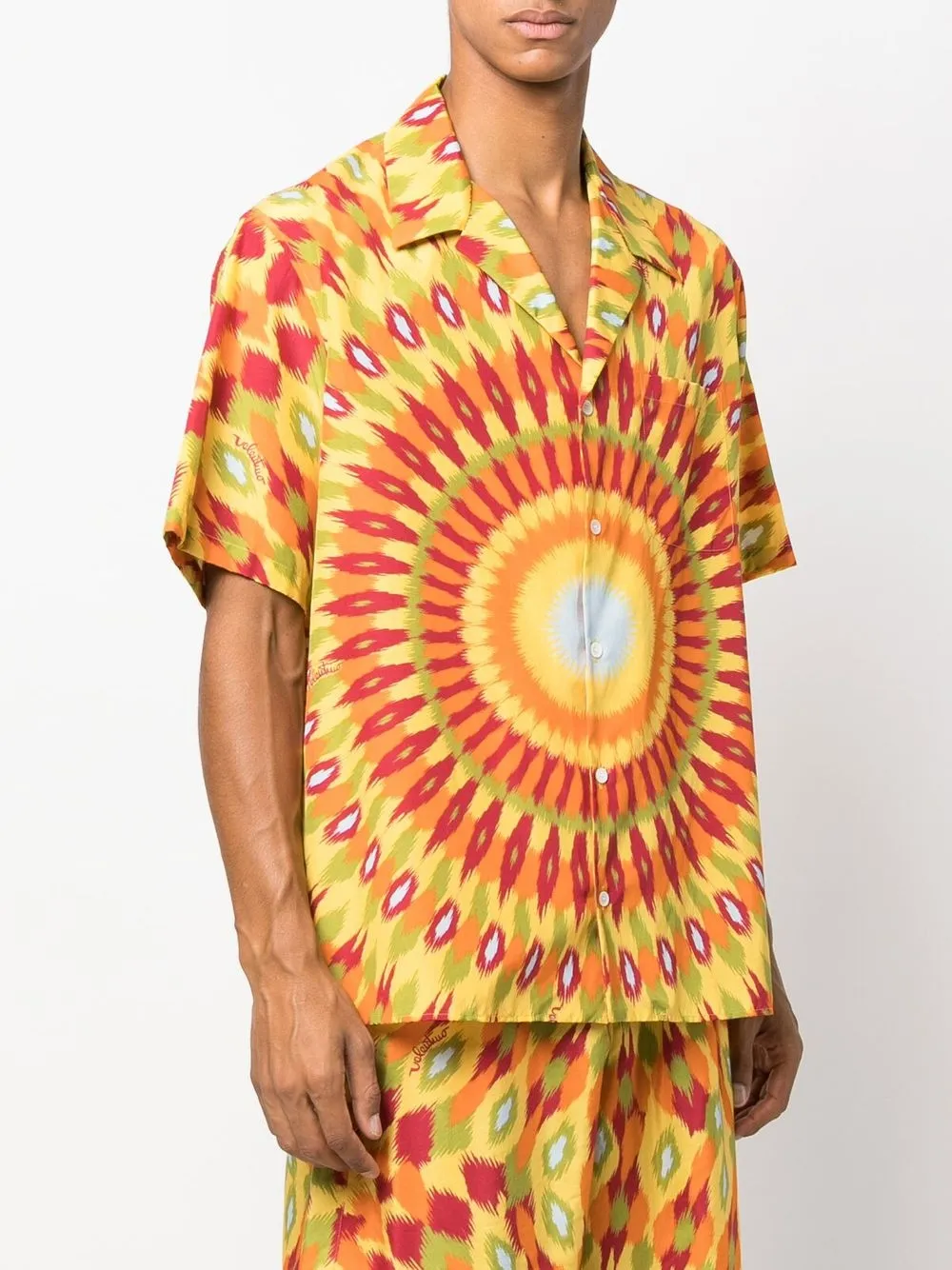 Valentino Garavani Overhemd met grafische print Geel
