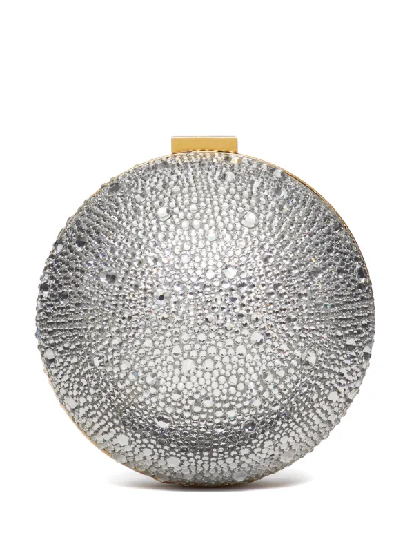 Valentino Garavani VLogo Signature Embellished Clutch Bag