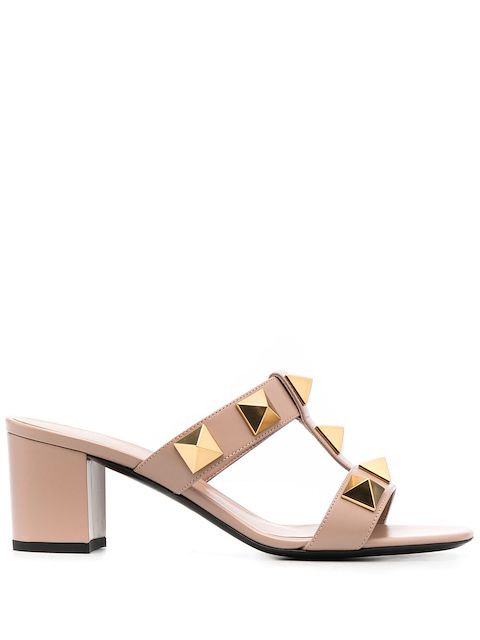 Valentino Garavani Roman Stud leather mules
