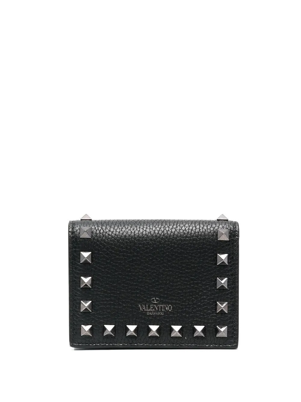 

Valentino Garavani cartera Rockstud con solapa - Negro