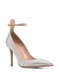 Valentino Garavani 105mm rhinestone-embellished heels - Silver