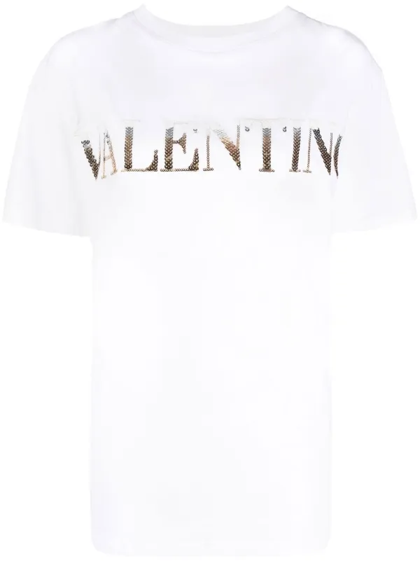 Valentino Garavani logo-print Cotton T-shirt - Farfetch