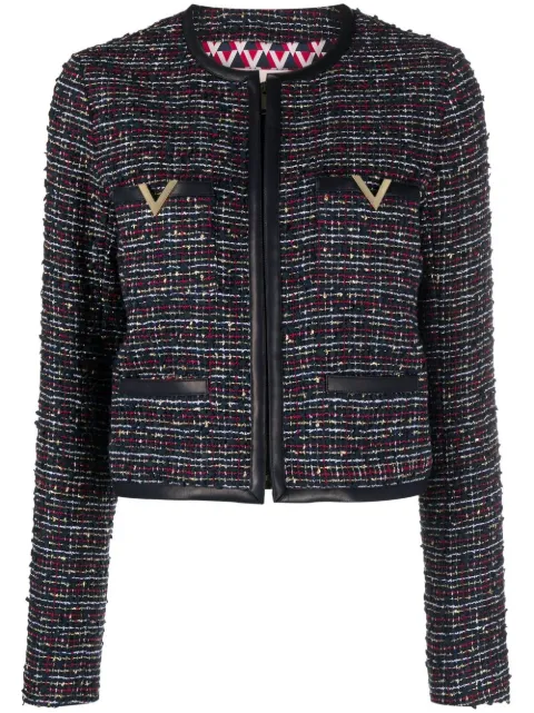 Valentino Garavani VLogo tweed jacket