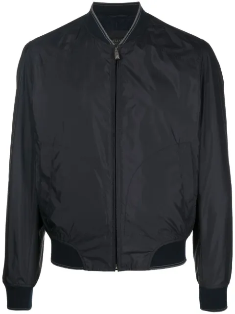 Corneliani جاكيت بومبر بسحاب