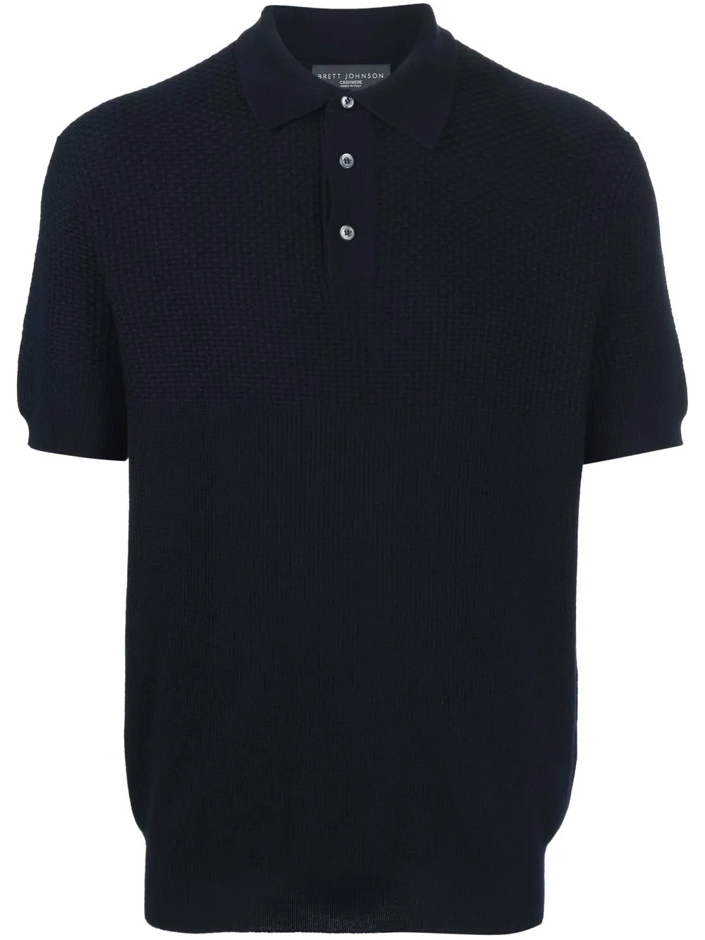 

Brett Johnson playera tipo polo manga corta - Azul