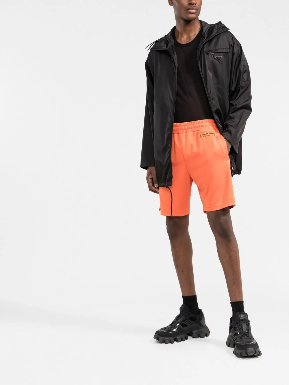 Heron Preston Trainingsshorts met logoband - Oranje