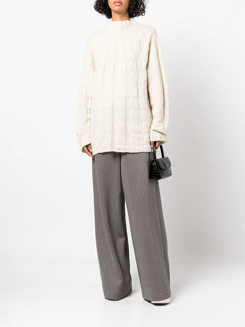 Rosetta Getty Broek met wikkel-effect - Grijs