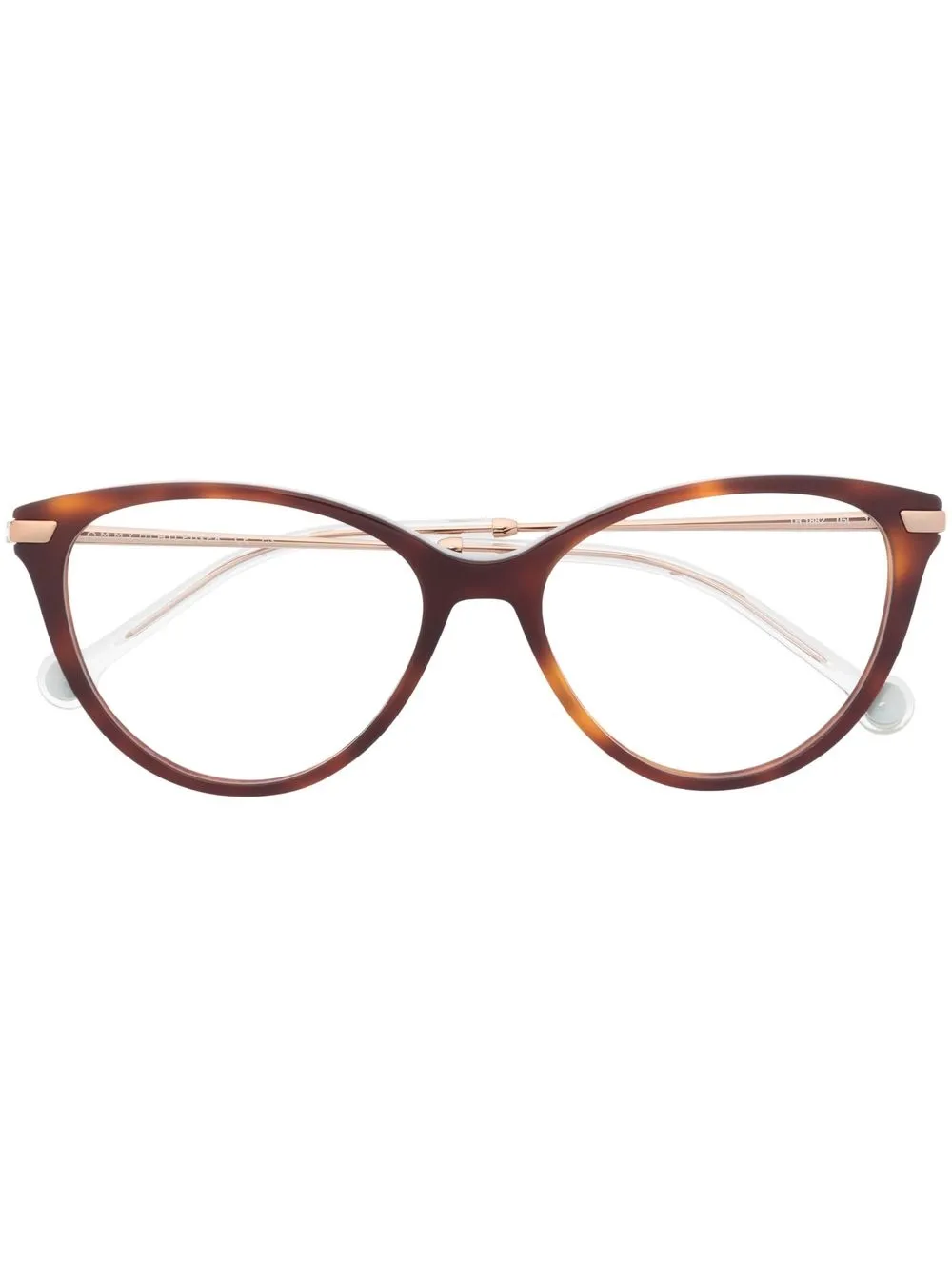 

Tommy Hilfiger lentes con armazón cat eye estilo carey - Marrón