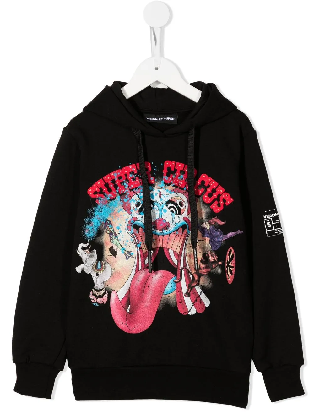 

Vision Of Super Kids Super Circus drawstring hoodie - Black