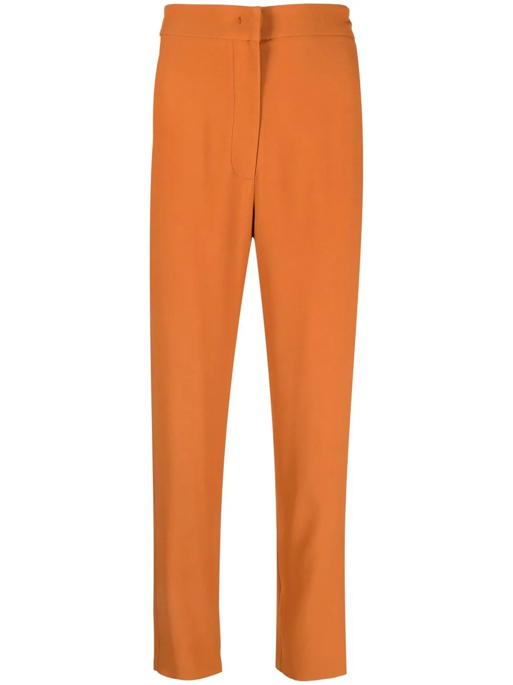 

Federica Tosi concealed-front fastening trousers - Orange