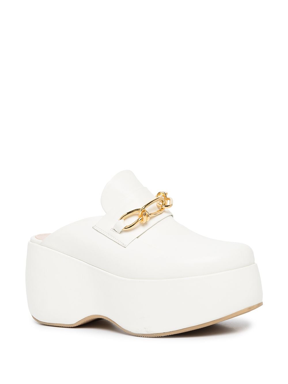 platform clog loafers