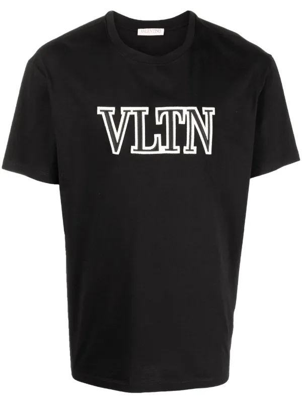 Valentino Garavani VLTN logo-embroidered T-shirt - Farfetch