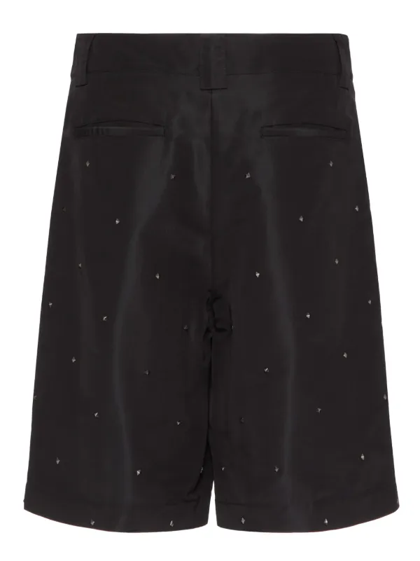 Valentino Garavani ロックスタッズ ショートパンツ | ブラック 