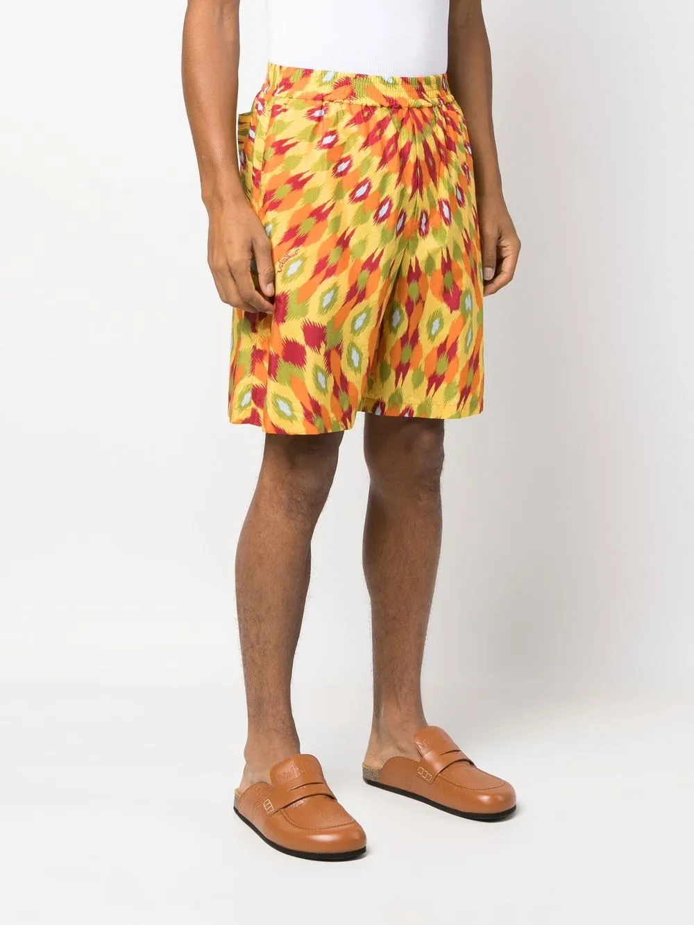 Valentino Garavani Trainingsshorts met print Geel