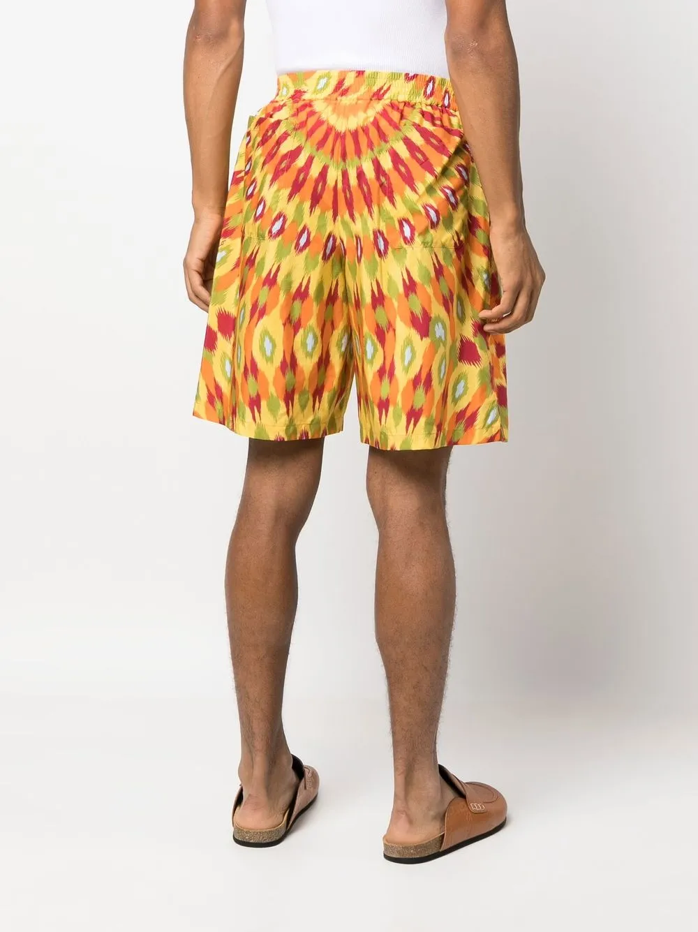 Valentino Garavani Trainingsshorts met print Geel