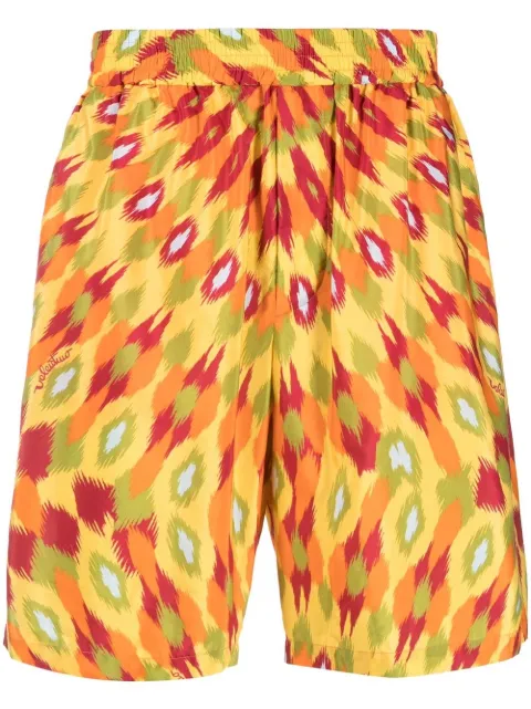 Valentino Garavani abstract-print track shorts
