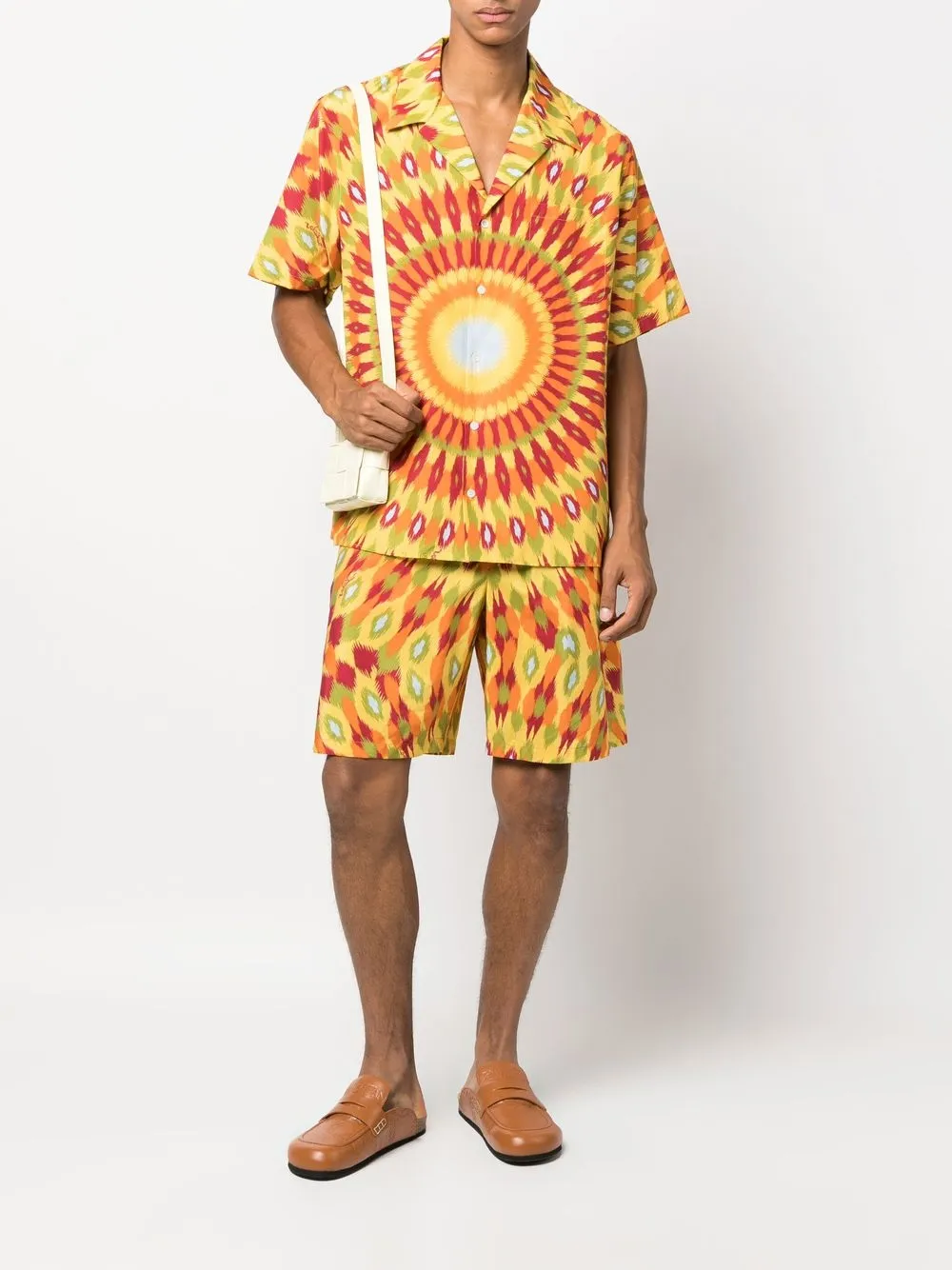 Valentino Garavani Trainingsshorts met print Geel