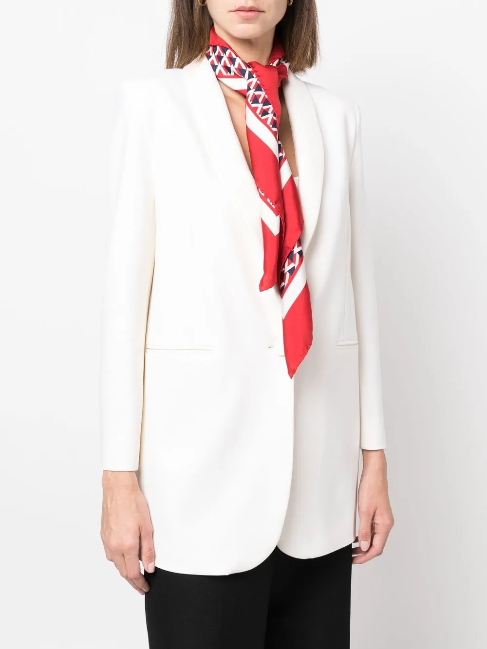 Valentino Garavani Sjaal met monogramprint - Rood