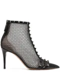 Valentino Garavani Rockstud sheer ankle boots - Black