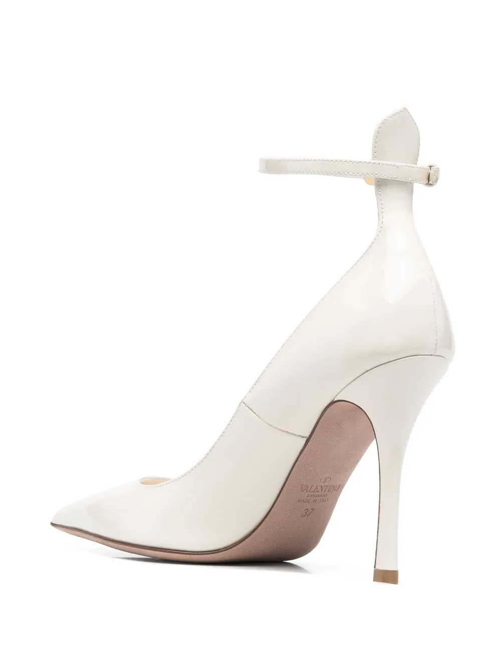Valentino 105mm Pointed-toe Stiletto Heels In White