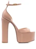Valentino Garavani Tan-Go 155mm patent-leather pumps - Pink